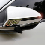 Skirta Hyundai Tucson NX4 2021 2 vnt. / partijoje &Scaron;oninio sparno nerūdijančio plieno galinio vaizdo veidrodžio dangtelio juostos apdaila