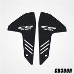 Kodaskin 3D Side Decals Tank Pad Gas Oil Sticker Motorcycles Decoration Accessories For Honda cb300r CB 300R CB 300 2D Black black