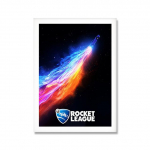 &bdquo;Rocket League&ldquo; žaidimo plakatų kambario dekoravimas vaizdo žaidimas Neoniniai automobilių atspaudai sienų menas &Scaron;iuolaikinis berniuko kambarys Svetainės namų dekoras Drobės tapyba 60X80cm No Frame