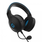 3,5 mm tiesioginio transliavimo monitoriaus ausinės E-sporto žaidimų konsolės kompiuterio ausinės Kaulų laidumo su mikrofonu laidinės ausinės rožinė