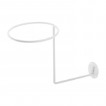 Skrybėlių dangtelis Sandėliavimo ekrano laikiklis &Scaron;almo stovas Organizatoriaus kabykla Tvirtinama prie sienos balta