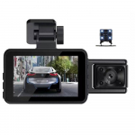 3 kameros Dash Cam Parking Monitoring Skaidrus automobilio galinio vaizdo veidrodėlis automobilio vaizdo įra&scaron;ymo vaizdo kamera platus