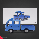 1/32 automobilio modelio, skirto Isuzu lengvojo sunkvežimio modelio metalo liejimo modeliavimo inžinerinei transporto priemonei, liejimo sunkvežimiui 1/32-Size:15*7.5*5.5cm mėlyna