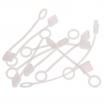 10 vnt. apsauginis dangtelis C tipo USB kabelio dėklas nuo dulkių ki&scaron;tuko įkroviklio dangtelis su viela