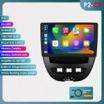 Ossuret Carplay 2din Android Automagnetola Peugeot 2005 Toyota Aygo 2014 Citroen C1 Automagnetolai Multimedia Vaizdo Grotuvas GPS Navigacija Carplay Auto 4G RDS DVR P2CP 4Core 2G 32G