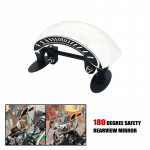 Nauja skirta HONDA Forza 125 Forza 300 Forza 350 Forza 750 NSS300/350/750 motociklo priekinis stiklas 180 laipsnių plataus kampo galinis vaizdas Chrome