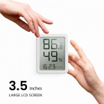 Elektroninis termometras, didelio ekrano skaitmeninis termometras ir higrometras, i&scaron;manioji elektronika, temperatūros ir drėgmės monitorius