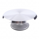 12 colių aliuminio torto suktukas besisukantis dekoravimo stovas konditerijos kepimo dekoravimo įrankis juoda