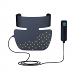 Naujas fotonų atjauninimo prietaisas, skirtas namams, LED veido kaukė, kaklo prietaisas, raudonos &scaron;viesos grožio silikoninis spektrinis kaklo prietaisas juoda