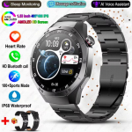 Naujas i&scaron;manusis laikrodis vyrams NFC HD AMOLED ekranas GPS judėjimo trajektorija &scaron;irdies ritmas Bluetooth skambutis sportinis i&scaron;manusis laikrodis IP68 belaidis įkrovimas Steel juoda