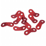 10 vnt. lauko stovyklaviečių virvių bėgiai, lynų įtempikliai, palapinės vaiki&scaron;kos linijos virvių įtempikliai 40*14*0.2mm