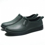 Trumti PVC Kulniukai Mada Žemi Vyri&scaron;ki Batai Virimas &Scaron;efas Virtuvė Lietaus Batai Vyrams Guminiai Batai Miesto Loferiai Vandeniui Atsparūs Sodas 45