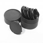 Rato centriniai gaubteliai 75mm 69mm 4vnt Juodi Rato gaubtas Centrinis gaubtas black juoda