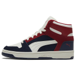 Puma Rebound Layup Sd Audinio Sluoksniuotos Odos Laisvalaikio Auk&scaron;takulniai Sportbačiai Unisex Sportbačiai Tamsiai Mėlyni Balti 370219-04 41