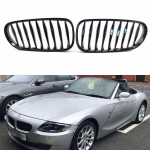 BMW Z4 E85 E86 Kabrioletui 2003-2008 Pora Blizgančios Juodos Priekinės Inkstų Grotelės Lenktyninės Grotelės Grotelės Auto Automobilių Aksesuarai