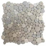 1 vnt. 30x30 cm keraminės akmenukų mozaikinės plytelės baseinams, tvenkiniams, vonios kambariams, neslystančios, atsparios dėvėjimuisi grindų ir sienų dekoravimo plytelių lak&scaron;tas 1Piece -30x30cm
