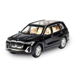 BMW X7 prabangus visureigis 1:24 Metalinis Atgal Traukiamas Modelinis Automobilis - Juodas black