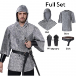 Viduramžių Riterio Templieriaus Cosplay Kostiumas Mar&scaron;kiniai Viduramžių Renesanso Apranga Kostiumas Filmo Cosplay Vintažinis Retro Vaidmenų Žaidimo &Scaron;ventė XXL