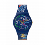 Swatch Drakonas Bangose Gent Laikrodis SO28Z125 mėlyna