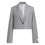 Adidas Originals dryžuotas ilgomis rankovėmis vieno sagos &scaron;varkelis moterims &scaron;varkeliai KS5310 A/XS