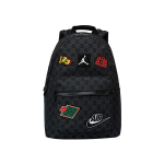 Jordan Monogram Series &Scaron;achmatinės lentos ženklelio Kuprinė Unisex kuprinė Mėlyna Juoda JD2543010AD-001 Jet Black