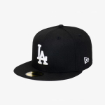 New Era Mlb La Dodgers Pritaikyta kepurė juoda balta 11591149 blacks/712