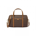 Michael Kors Užsegimas užtrauktuku Dirbtinės odos Pečių krep&scaron;ys per petį Dydis Vidutinis Moteri&scaron;ki krep&scaron;iai Tamsiai rudas Gili ruda 35S4GTFS6B200 Basic Set (Bag+Dust Bag)