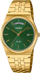 CASIO Standartinis analoginis kvarcinis laikrodis Auksinis x Žalias [Casio] Vyri&scaron;kas MTP-B146G-3AV (Užsienio modelis) [Naudotas]