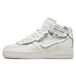 Nike X Comme Des Garcons Air Force 1 Mid Triple White DC3601-100 37.5