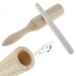 Garso vamzdelis Medinis varnos vaikas Dovanų medinis garsiakalbis Muzikinis žaislas Perkusija Vaikų ugdymo instrumentas