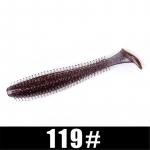 FTK Hedgehog Spikey Shad 90mm 120mm Mink&scaron;tas žvejybos masalas Silikono voblerio cilindriniai masalai 120mm-9G-4PCS-001