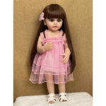 55 cm Reborn Baby Dolls Mink&scaron;tas silikoninis korpusas Vinilinis lėlių stovas mergaitei naujagimei princesei mergaitei lėlės dovanos vaikui