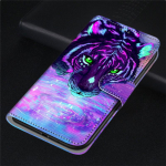 Madinga dažyto ra&scaron;to dangtelis, atverčiamas odinis dėklas, skirtas iPhone Samsung Huawei Honor Xiaomi Redmi OPPO Realme Moto Asus Samsung Galaxy S21 Ultra