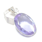 Aleksandrito Kvarco Brangakmenis Rankų darbo 925 Sterlingo Sidabro Pakabukas 1.85 z9R30