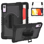 Dėklas, skirtas Xiaomi RedMi Pad SE 11 2023 plan&scaron;etinio kompiuterio dangtelis Xiaomi RedMi Pad SE 11 smūgiams atsparus kickstand Kids Case Rankenos rankena peties dirželis RedMi Pad SE 11 inch juoda
