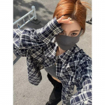 2024 m. raidės ilgomis rankovėmis mar&scaron;kinėliai japoni&scaron;ko Honkongo stiliaus laisvi mar&scaron;kinėliai berniukams, vasari&scaron;ki, madingi, universalūs, laisvalaikio paltai M juoda