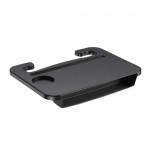 Ne&scaron;iojamas automobilinis ne&scaron;iojamojo kompiuterio staliukas valgymui, darbui, automobilio vairo valgomojo stalo laikiklis, gėrimų, maisto, kavos padėklas, lentelė saugojimui juoda