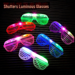 LED vakarėlių mados belaidžiai diskotekų akiniai KTV barams LED Toy Glasses