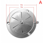 95/125&nbsp;Mm reguliuojamos oro ventiliacijos grotelės apvalios kanalizacijos vėdinimo grotelės, dangtis, kepsninė, dūmtraukis, i&scaron;metimo anga 95MM