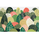 &Scaron;ilkinė kilpa neslystantis įėjimo durų kilimėlis: PVC buitinis kojų kilimėlis purvui ir purvui gramdyti 40x60CM