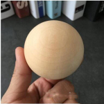Rankų darbo DIY Treniruotės Medinis Kamuolys Žaislas Amatai Kamuolys 7 cm