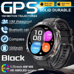 2025 NAUJAS Lauko Karinis GPS I&scaron;manusis laikrodis Vyrams 1.73 HD Ekranas Kompasas 1000MAH &Scaron;irdies ritmas BT Skambutis 10M Vandeniui atsparus Laikrodis HUAWEI