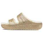 Crocs Classic Blizgūs &Scaron;ilti Vilnos EVA Tylūs &Scaron;lepetės Moteri&scaron;kos Basutės Spalvingos 208124-93S 41-42