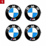 4 VNT. 56MM 60MM 65MM Automobilio emblemos Ratų centrinės dangtelio lipdukai BMW E28 E32 E34 E53 E64 F10 F20 F30 X1 X3 X5 X6 E71 E90 E91 56mm