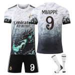 Real Madrid Mbappe Atminimo Leidimo Vaikams Futbolo Džersio Rinkinys Daugiaspalvė Sportinė Apranga 120-130 CM įvairiaspalvis