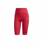 &bdquo;Adidas X Stella McCartney Collaboration Solid Logo Print Straight Leg&ldquo; moteri&scaron;ki sportiniai &scaron;ortai su raudonu logotipu GU9489 XS