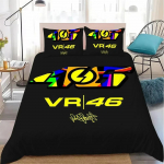 3D paaugliams Moto R-Rossi 46 patalynės komplektai Motociklas Vaikams Berniukams Antklodės užvalkalas su pagalvės užvalkalu Namų tekstilė Patalynės komplektas 70x133cm yellow