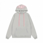 Unisex Y2K Gatvės stiliaus su gobtuvu džemperio rinkinys, oversized, medvilnės fliso laisvalaikio apranga, paaugliams, kasdieniam dėvėjimui Small gray