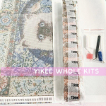 arkliai deimantų tapyba pilnas Apvalus DIY Diamond Painting 20X30CM