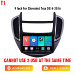 &bdquo;Icreative Android&ldquo; automobilio radijo daugialypės terpės grotuvas, skirtas &bdquo;Chevrolet Trax 2014-2016&ldquo; stereo GPS navigacijai &bdquo;Carplay&ldquo; automobilio stereofoniniam galvutės įrenginiui
